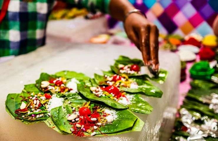 Preparazione del Fire Paan