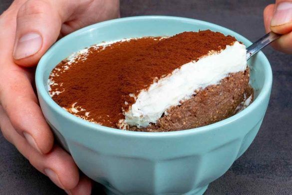 Tiramisù con fiocchi d'avena