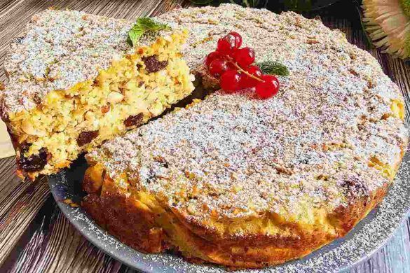 Torta di mele senza zucchero