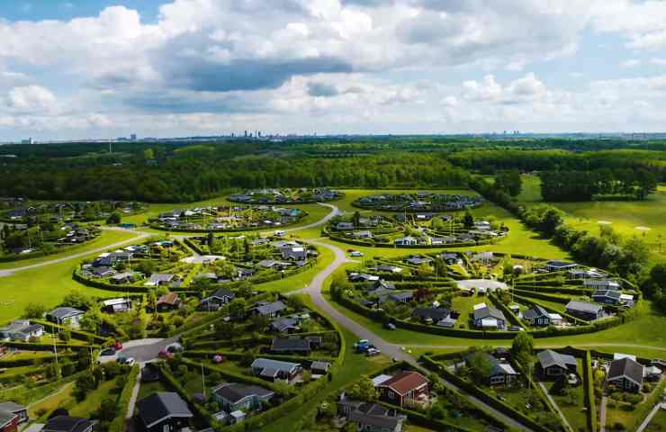 Veduta dall'alto di Brøndby Haveby