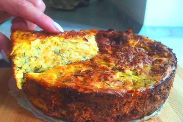 Cena ricca e salutare con patate e zucchine