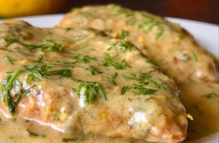 Cremoso petto di pollo al limone