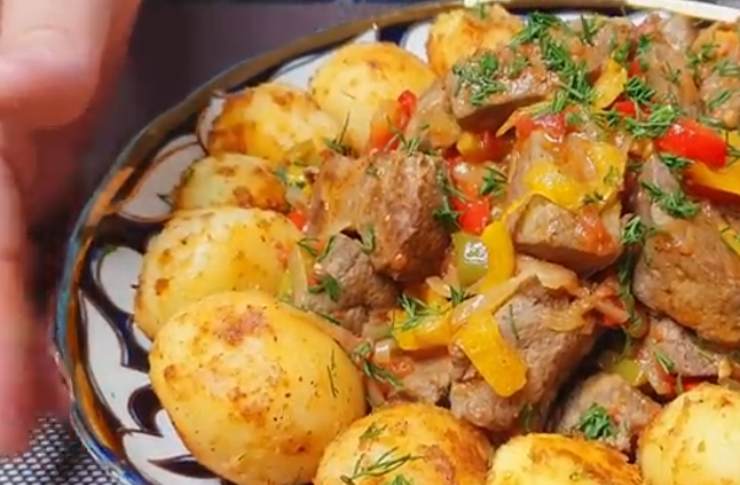 Fegatini di manzo con patate