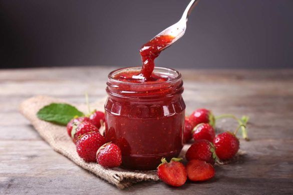 Marmellata di fragole sugar free