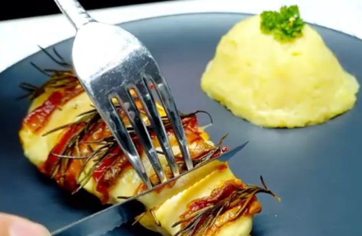 Petto di pollo con purè di patate