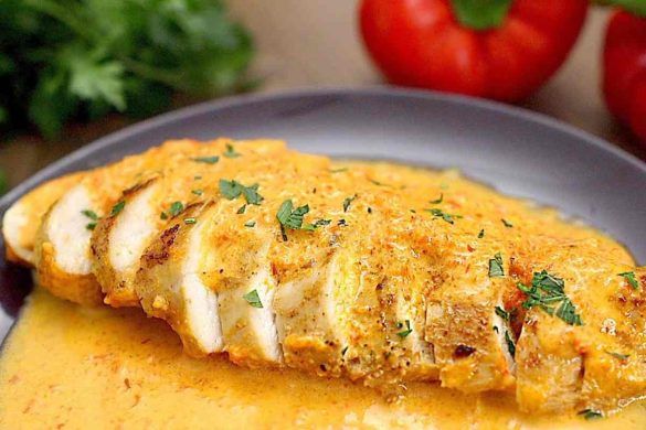 Petto di pollo in salsa cremosa alla paprika