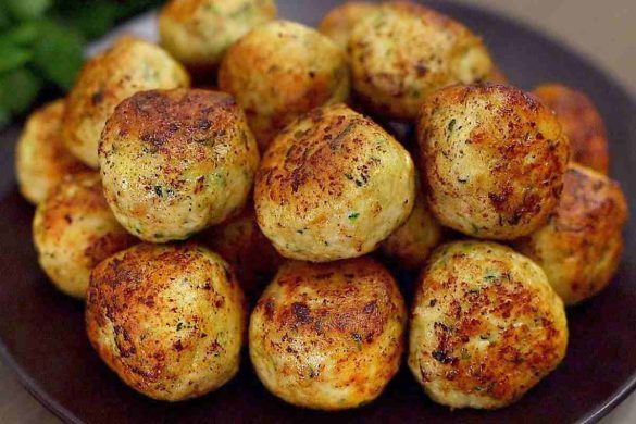 Polpette di pollo con zucchine