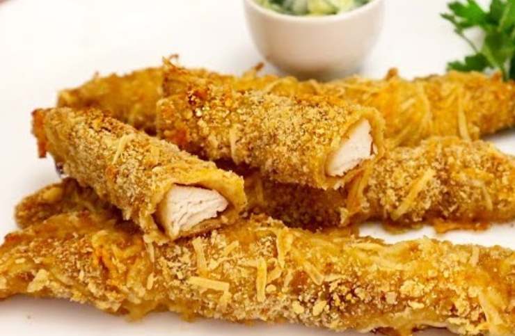 Straccetti di pollo al forno