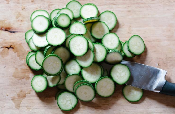 Zucchine cotte e poi congelate