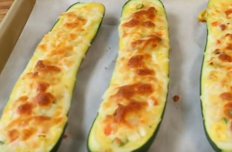 Zucchine ripiene al forno