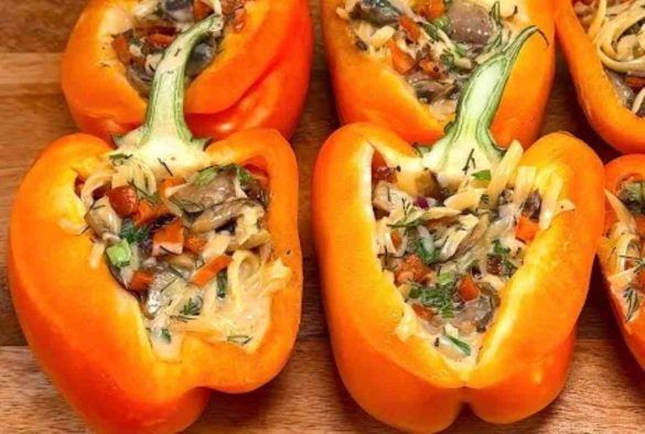 Appetitosi peperoni ripieni