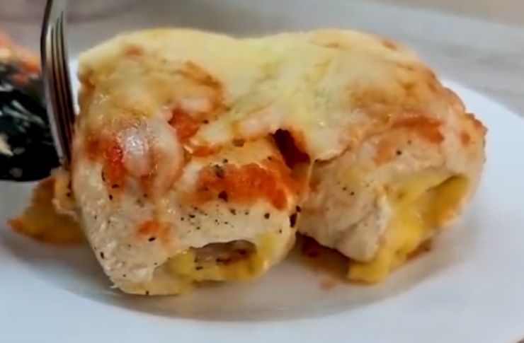 Petto di pollo ripieno al forno