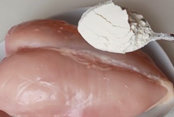 Pollo e farina
