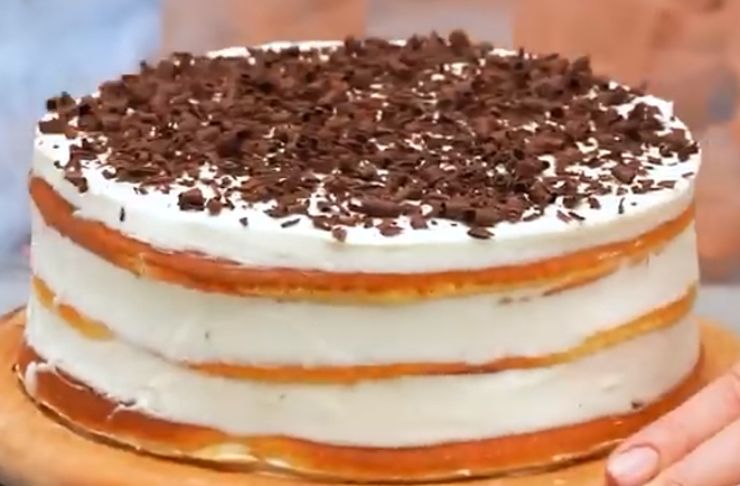 Torta al latte e panna