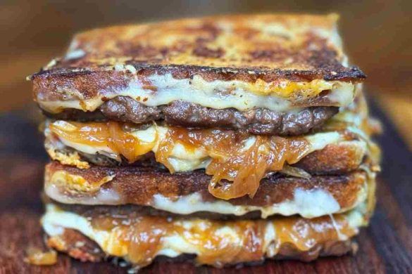 Carne macinata cipolle caramellate