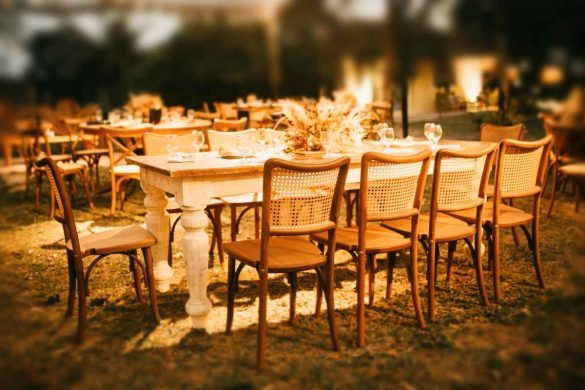 Cena in giardino
