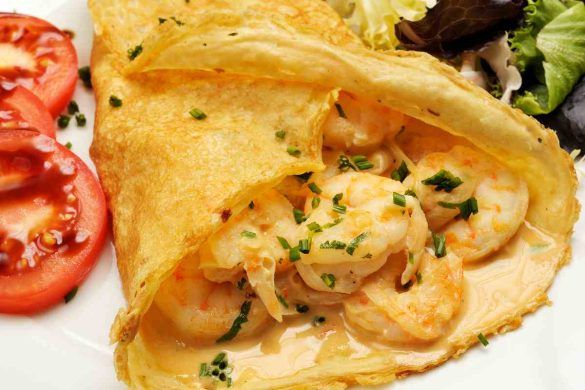 Crepes ai gamberetti