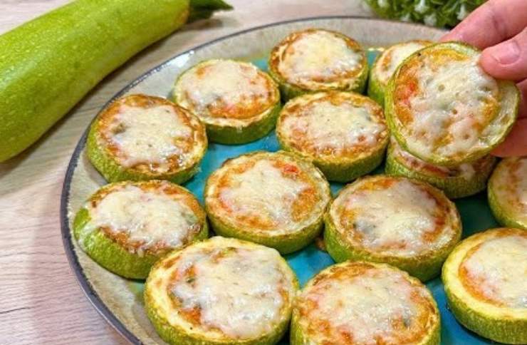 Dischetti di zucchine ripieni