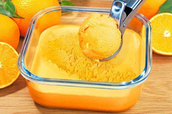 Gelato all'arancia