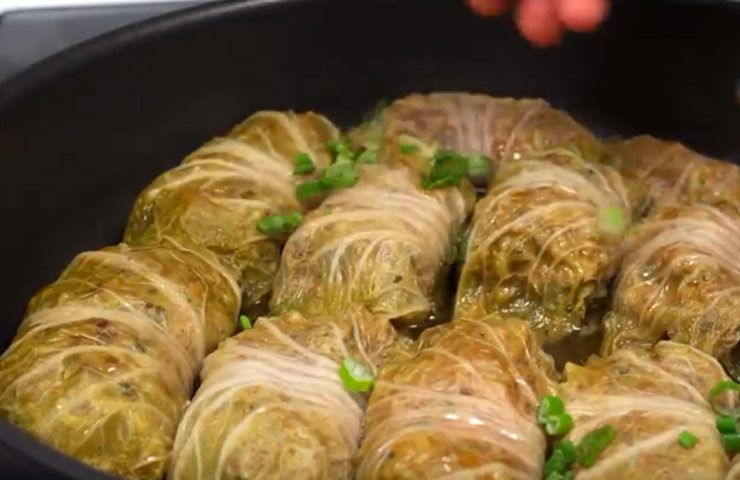 Involtini di cavolo ripieni