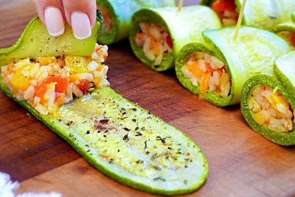 Involtini di zucchine