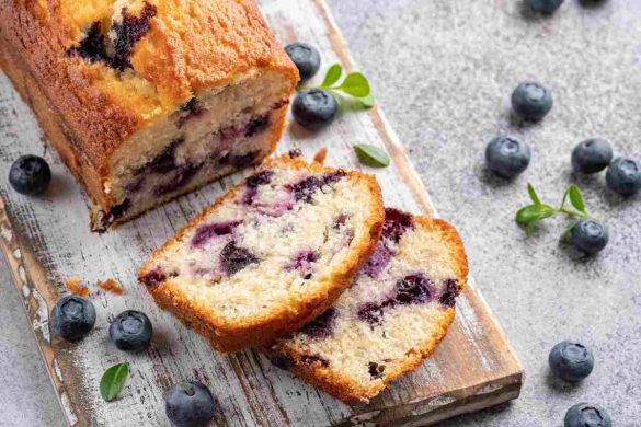 Plumcake ai mirtilli