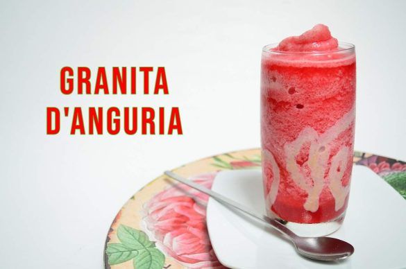 Semplice granita d'anguria