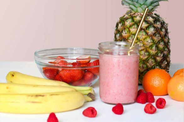 Merenda con frutta di stagione