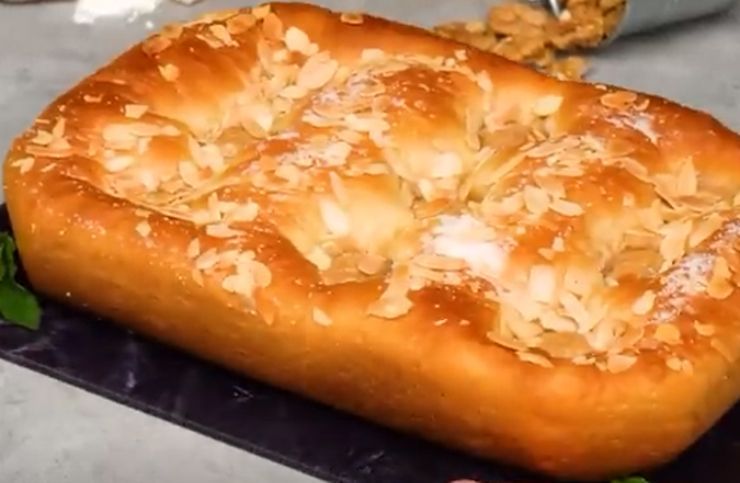 Torta al latte e noci