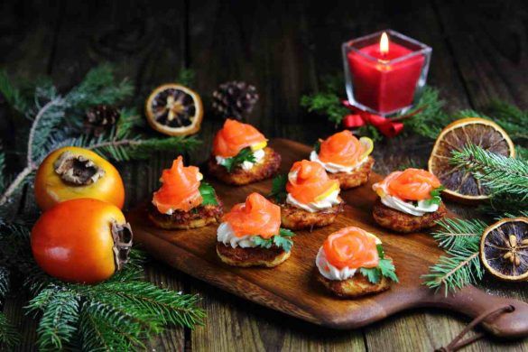 Antipasti con il salmone