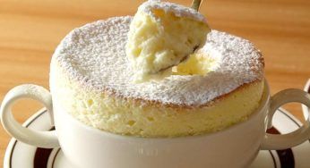 Torta Paradiso in tazza: pronta in soli 2 minuti al microonde